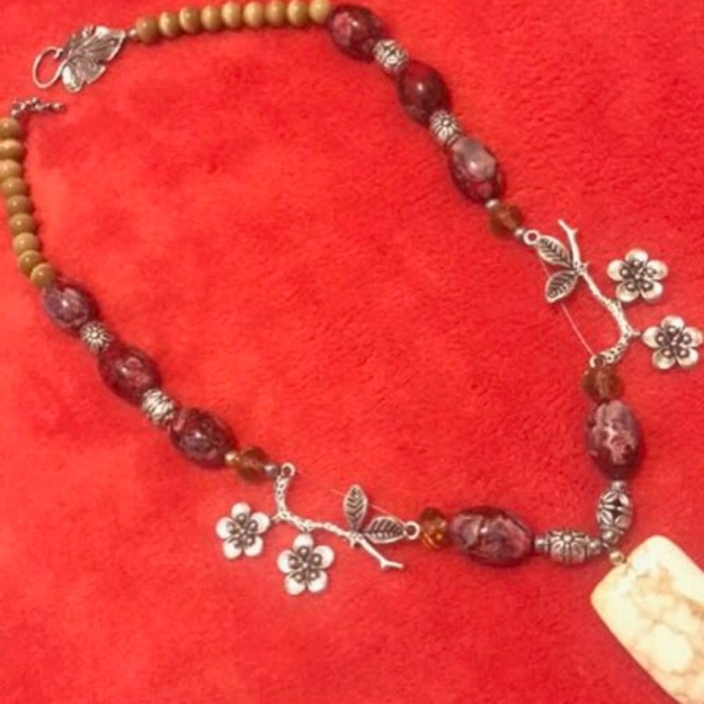 One of a kind Handmade necklace made by me.
